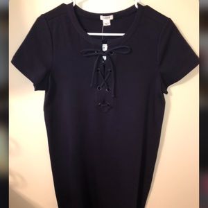 J. Crew Lace Up Dress